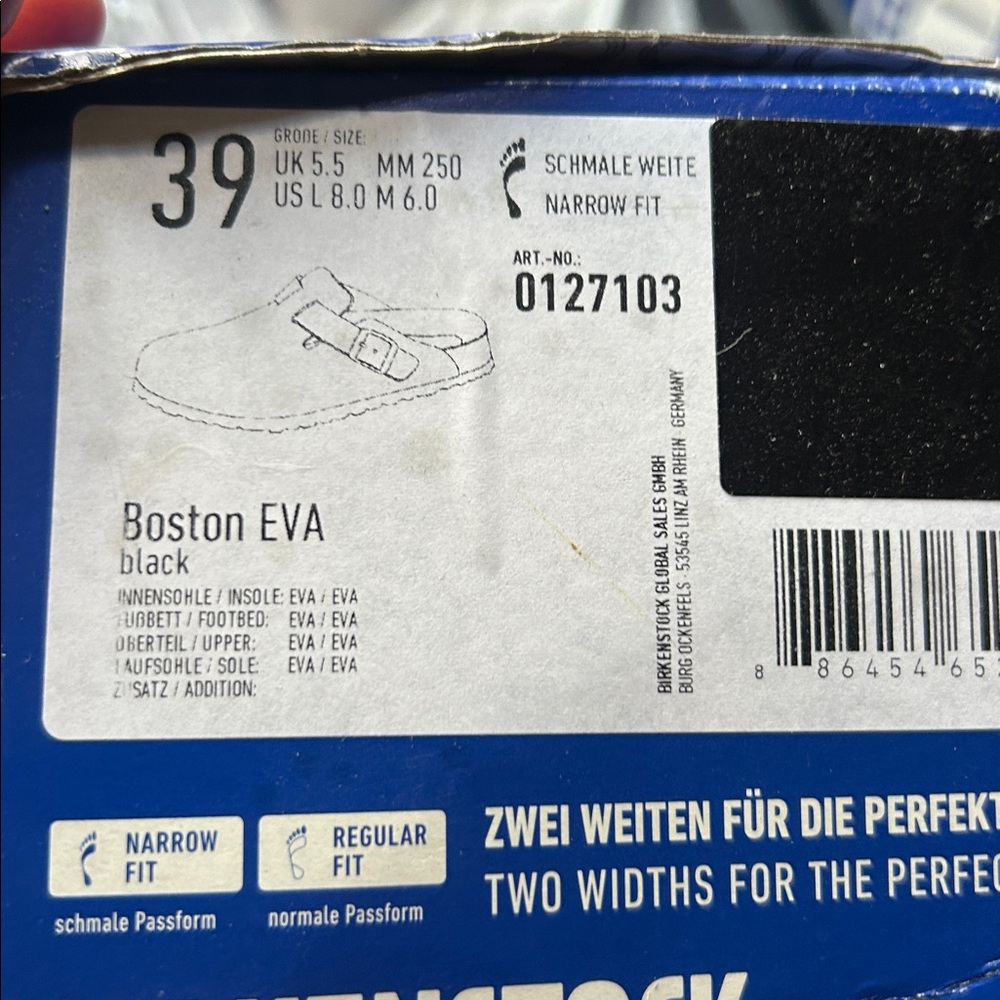 Birkenstock Boston EVA Clogs in Black - Picture 4 of 6